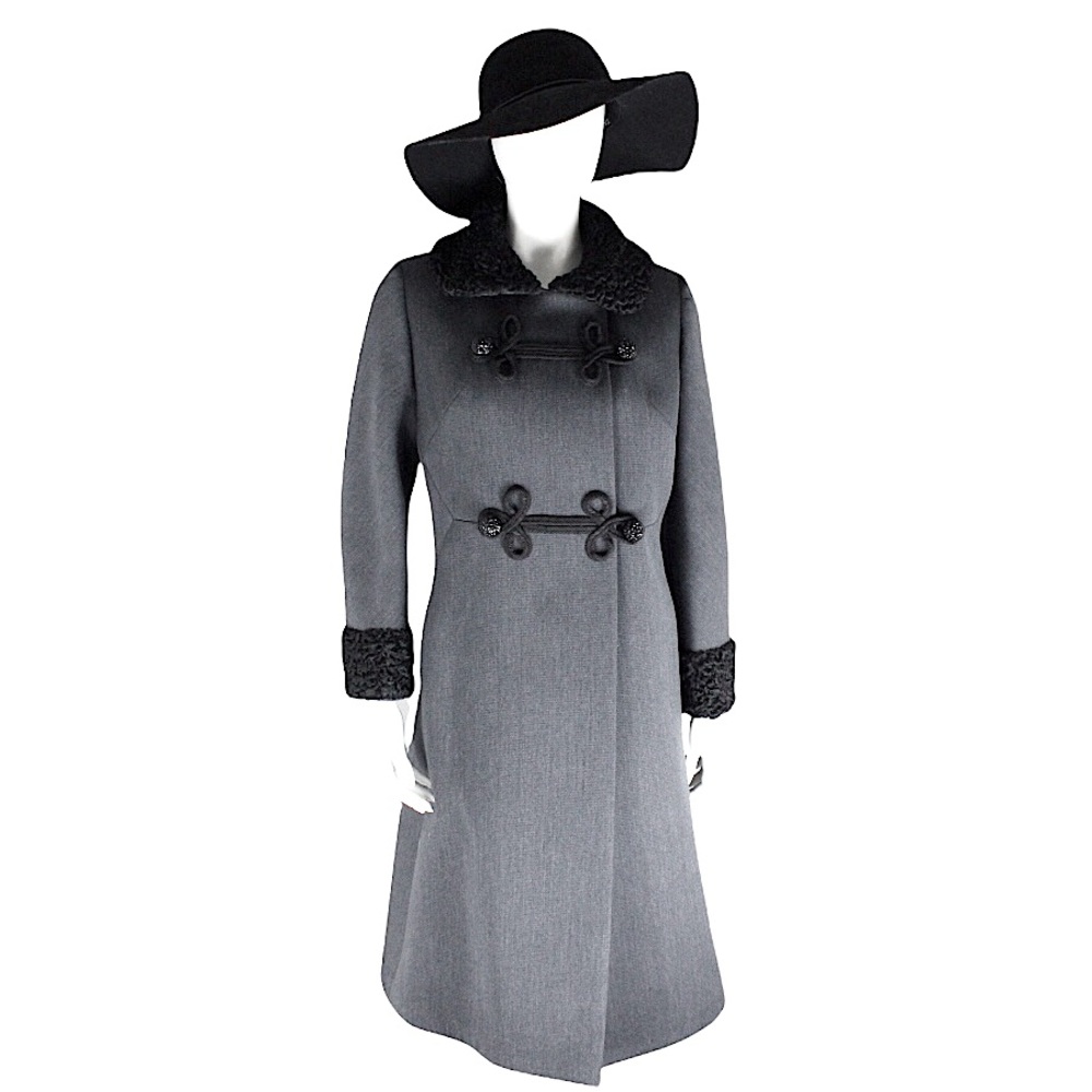 Vintage like new wool Jack lamb grey long coat 2 xs host Pick! 2025